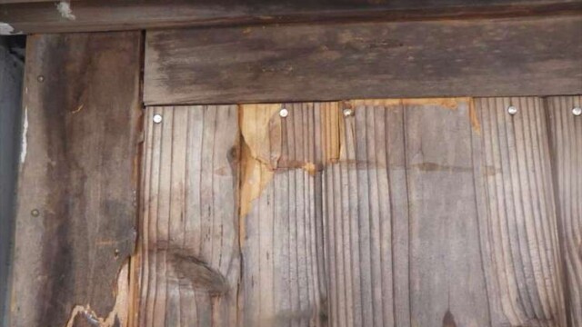車庫引き戸の新調